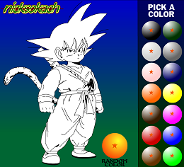 Coloriage de dbz